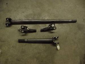 RUBICON FRONT AXLES DANA 44 4340 chromemoly JEEP A W24254
