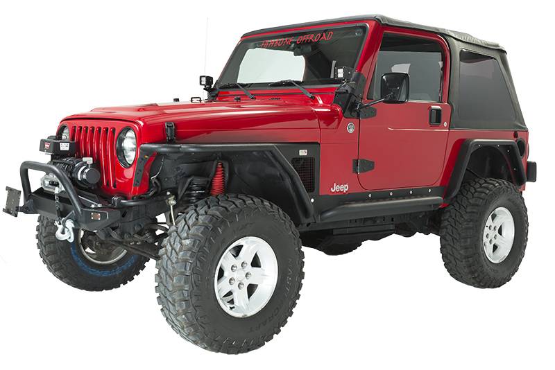 Fishbone Front and Rear Tube Fender Set for Jeep TJ (FB23029)