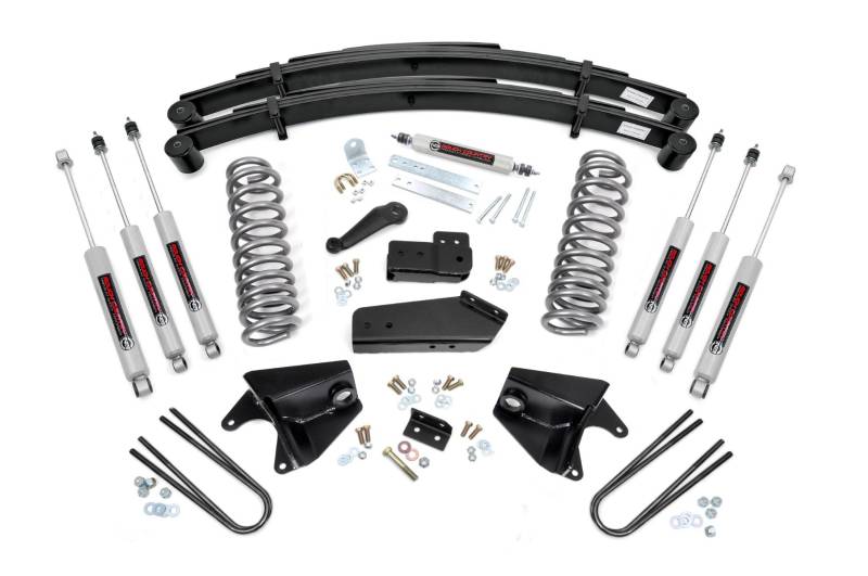 Rough Country N3 Front Shocks Pair For Ford F-150 4WD 1980-1996 3-4.5" Lift