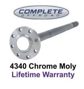 COMPLETE OFFROAD - 4340 Chrome-Moly 35 Spline Axle 34 to 36.5" Dana 60 70 & 80 (WFF35-36.5)
