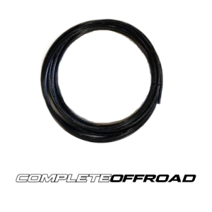 COMPLETE OFFROAD - Heavy Duty DOT Approved Air Line, Black 3/8" (Sold per foot) (H151BK-06)