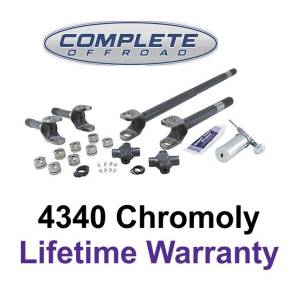COMPLETE OFFROAD - 1980-92 WAGONEER CHROME-MOLY AXLE KIT W/ SUPER U-JOINTS (W24140)