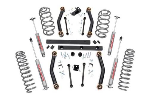 Rough Country - ROUGH COUNTRY 4IN JEEP SUSPENSION LIFT KIT (90730)