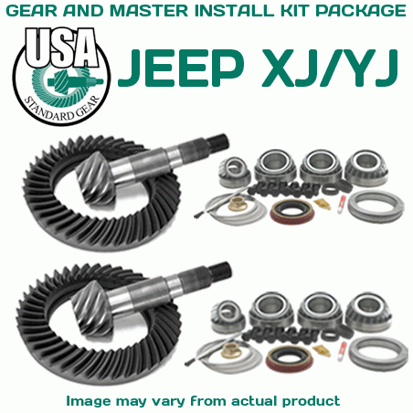 USA Standard Gear - Jeep XJ/YJ (D30R/M35) Gear and Master Install Kit Package (Choose Ratio)