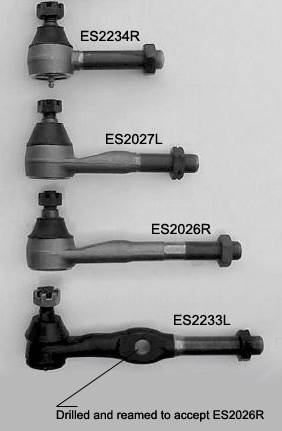 TIE ROD END - CHEVY 1 TON (SES2233L)