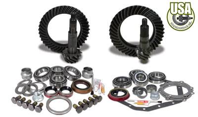 USA Standard Gear - USA Standard Gear & Install Kit package for Reverse Rotation D60 & 88 & down GM 14T, 5.13 thick.