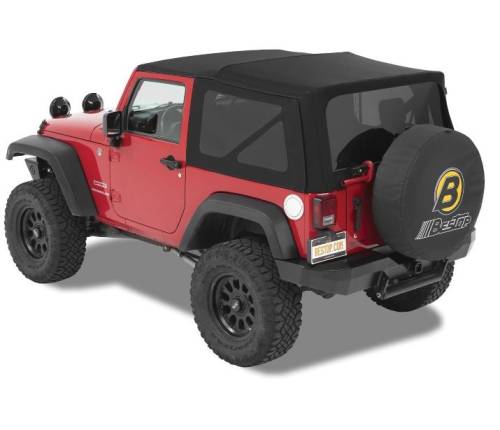 Bestop - Bestop Supertop NX Softop 07-15 Jeep Wrangler JK Black Twill (54822-17)