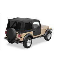 Bestop - Bestop Replace-a-Top Black Denim Tinted Windows with Upper Door Skins Jeep YJ Wrangler 51123-15