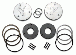 Yukon Gear And Axle - Yukon hardcore drive flange kit for Dana 44, 30 spline outer stubs. Non-engraved caps (YHC50002)