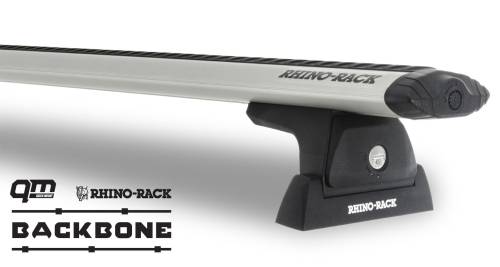 Vortex RLT600 Silver 3 Bar Rhino-Rack Backbone Roof Rack for Four