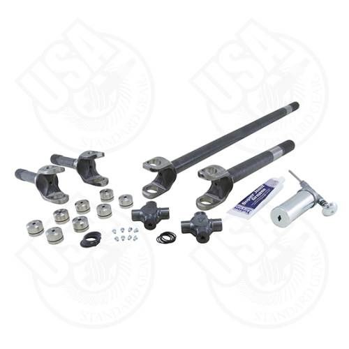 USA Standard Gear - USA Standard 4340 Chromoly axle kit for Jeep JK non-Rubicon Dana 30 front, w/1350 (7166) joints