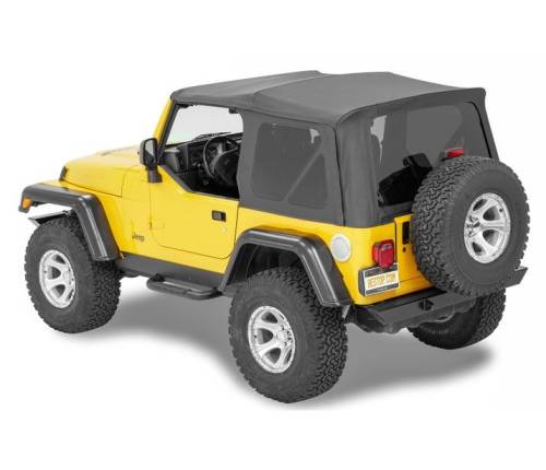 Bestop - SuperTop NX Replacement Soft Top Black Diamond Jeep 1997-2006 Wrangler- 54720-35