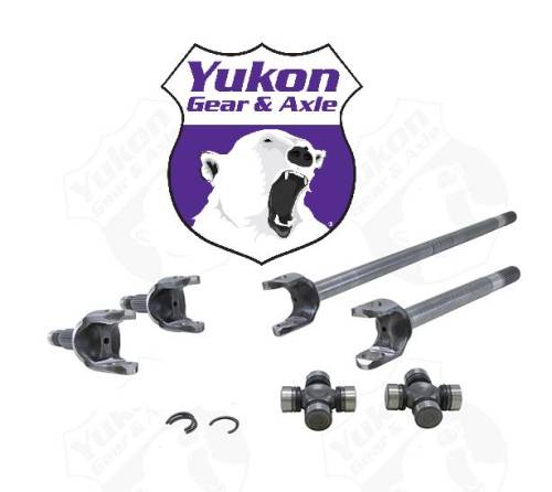 Yukon Gear And Axle - Yukon 4340 Chrome-Moly replacement axle kit for '07-'13 Dana 30 front, Non-Rubicon JK (YA W24164)
