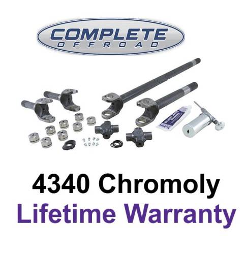 COMPLETE OFFROAD - 85-88 F350 CHROME-MOLY AXLE KIT W/ SUPER U-JOINTS (W 26016)