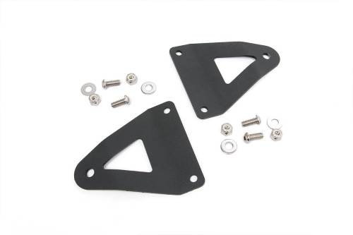 Rough Country - 20-inch Single or Dual Row LED Light Bar Grille Mounting Brackets (Wrangler TJ / LJ)