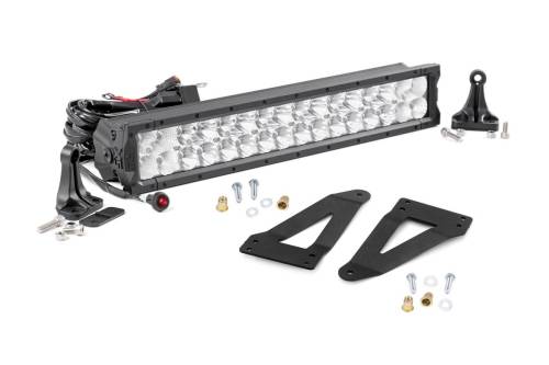 Rough Country - 20-inch X5 Series CREE LED Light Bar & Grille Mounts Kit (Wrangler JK / JKU) 70636