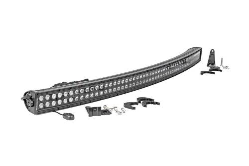 Rough Country - 50-inch Black Series Dual Row Curved CREE LED Light Bar (72950BL)