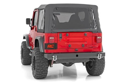 Rough Country - Rough Country Jeep Classic Full Width Rear Bumper (87-06 Wrangler YJ/TJ) 10591