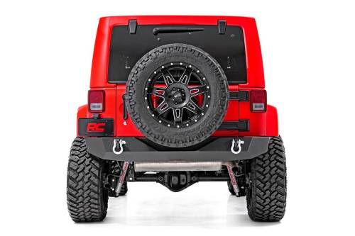 Rough Country - Rough Country Jeep Rock Crawler Rear HD Bumper (07-18 Wrangler JK) 10593