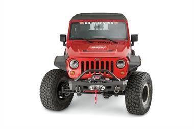 WARN  - Warn JK Stubby Bumper w/Tube (101450)