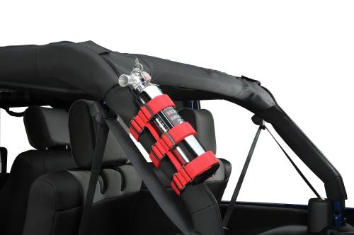 Rugged Ridge - Rugged Ridge UTV Fire Extinguisher Holder - Red (63305.20)