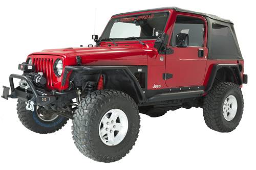 Fishbone Offroad - Fishbone Front and Rear Tube Fender Set for Jeep TJ (FB23029)