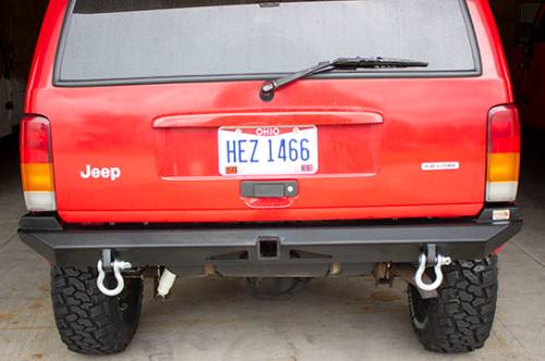 Fishbone Offroad - FISHBONE Offroad Bullhead Rear Bumper for Cherokee XJ (FB22079)