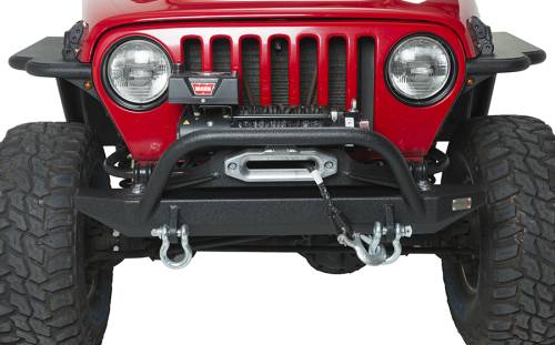 Fishbone Offroad - FISHBONE TJ Front Bumper with Winch Guard, Fits 97-06 TJ (FB22048)