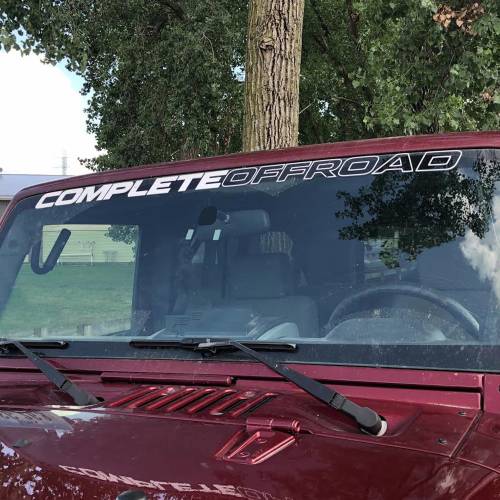 COMPLETE OFFROAD - Complete Offroad Large Windshield Decal