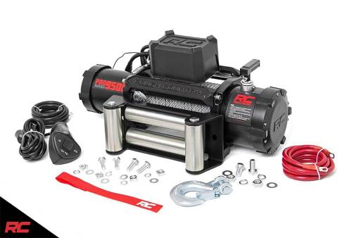 Rough Country - Rough Country 9,500lb Pro Series Electric Winch | Steel Cable (PRO9500)