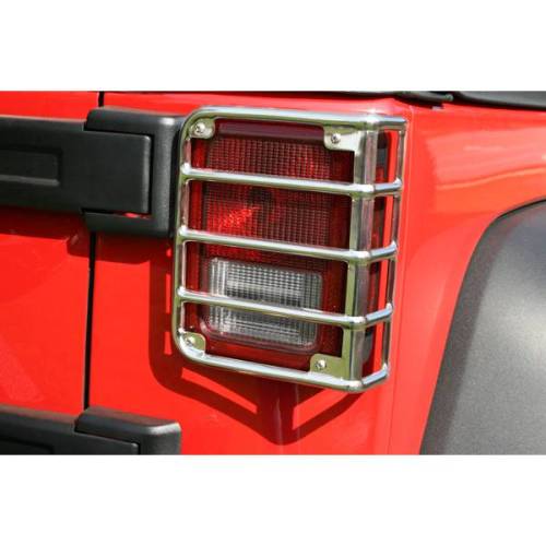 Rugged Ridge - Rugged Ridge Euro Guard Kit, Tail Light, Metal; 07-18 Jeep Wrangler JK - 11103.03