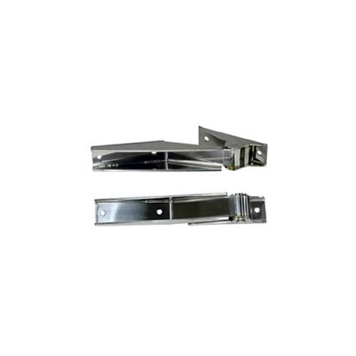 Rugged Ridge - Rugged Ridge Tailgate Hinge Kit, Stainless Steel; 97-06 Jeep Wrangler TJ - 11114.03