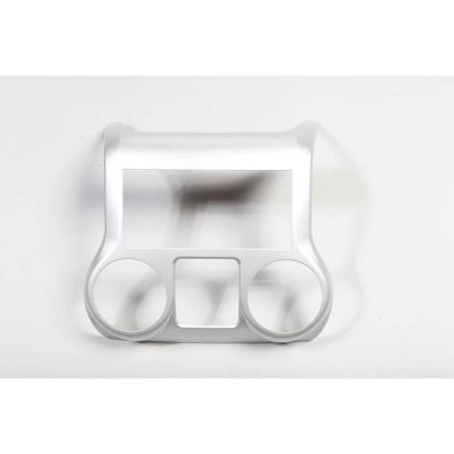 Rugged Ridge - Rugged Ridge Center Radio Console, Brushed Silver, Rugged Ridge, JK 11-18 - 11152.24
