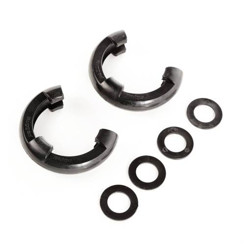 Rugged Ridge - Rugged Ridge D-Ring Shackle Isolator Kit, Black Pair, 3/4 inch - 11235.3