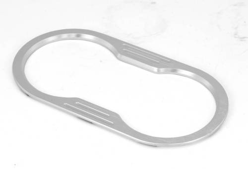 Rugged Ridge - Rugged Ridge Cup Holder Trim, Billet Aluminum; 07-10 Jeep Wrangler JK - 11421.14