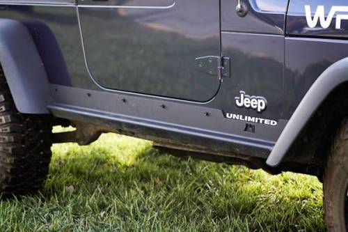 Rugged Ridge - Rugged Ridge Rocker Panel Guard Kit, Heavy Duty; 04-06 Jeep Wrangler Unlimited LJ - 11504.16