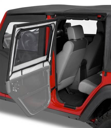 Bestop - Bestop HighRock 4x4™ Element™ Upper Fabric Half Doors - 51793-35