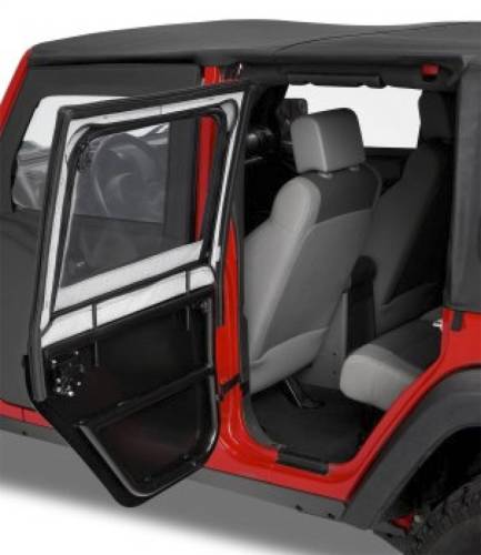 Bestop - Bestop HighRock 4x4™ Element™ Upper Fabric Half Doors - 51806-35