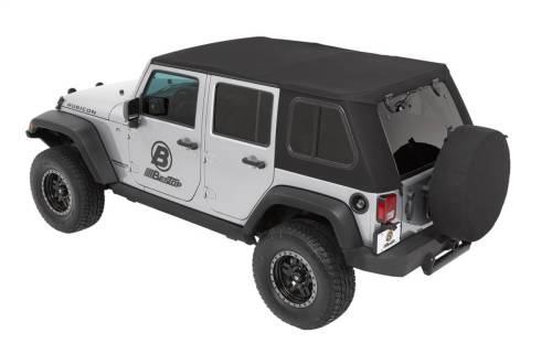 Bestop - Bestop Trektop® Pro Hybrid Slantback Soft Top - 54863-17