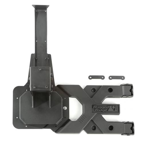 Rugged Ridge - Rugged Ridge HEAVY-DUTY TIRE CARRIER KIT | 07-18 JEEP WRANGLER JK - 11546.5