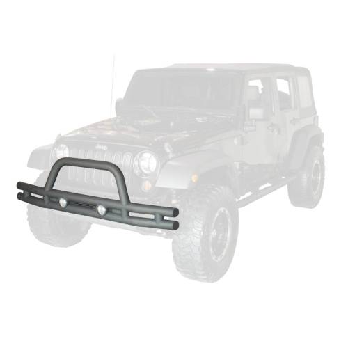 Rugged Ridge - Rugged Ridge Double Tube Bumper Front 3 Inch | 07-18 Jeep Wrangler JK - 11561.1