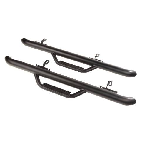 Rugged Ridge - Rugged Ridge Spartan Nerf Bar Textured Black | 18-21 Jeep Wrangler JL 2 Door - 11596.03