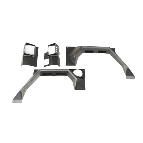 Rugged Ridge - Rugged Ridge XHD Armor Fender Kit Rear Pair | 07-18 Jeep JKU 4 Door - 11615.02