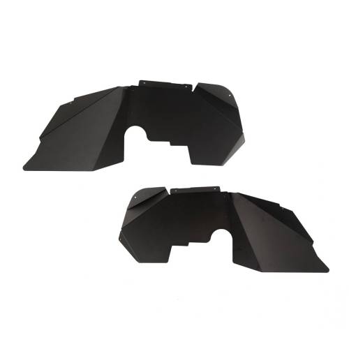 Rugged Ridge - Rugged Ridge Aluminum Inner Fender Liners | Black | 07-18 Jeep Wrangler JK - 11615.07