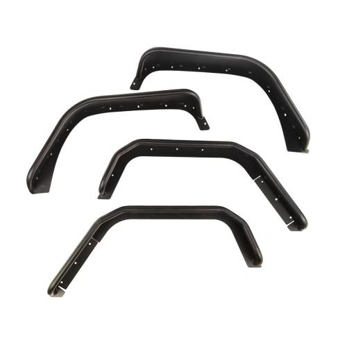 Rugged Ridge - Rugged Ridge Steel Tube Fender Flares | F/R Set | 07-18 Wrangler JK - 11615.48