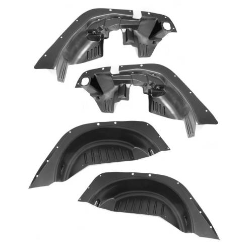 Rugged Ridge - Rugged Ridge Fender Liner Kit 4 Piece Inner | 07-18 Jeep Wrangler JK - 11620.5