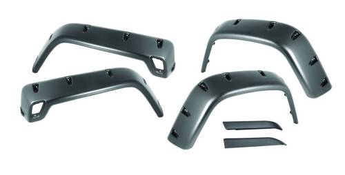 Rugged Ridge - Rugged Ridge All Terrain Fender Flare Kit 6 inch 6 Piece | 97-06 Jeep Wrangler TJ - 11630.1