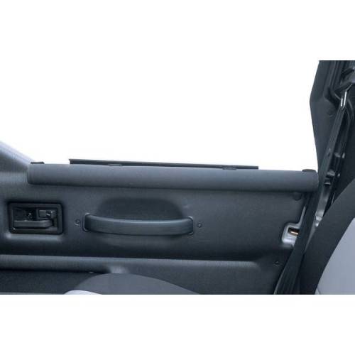 Rugged Ridge - Rugged Ridge Half Door Armrest Kit Black | 87-06 Jeep Wrangler YJ/TJ - 11820.2