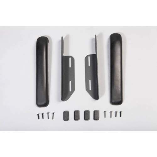 Rugged Ridge - Rugged Ridge Door Armrest Kit Full Doors Black | 97-06 Jeep Wrangler TJ - 11830.02