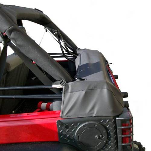 Rugged Ridge - Rugged Ridge Soft Top Storage Boot Black Diamond | 07-18 Jeep Wrangler JKU 4 Door - 12104.51